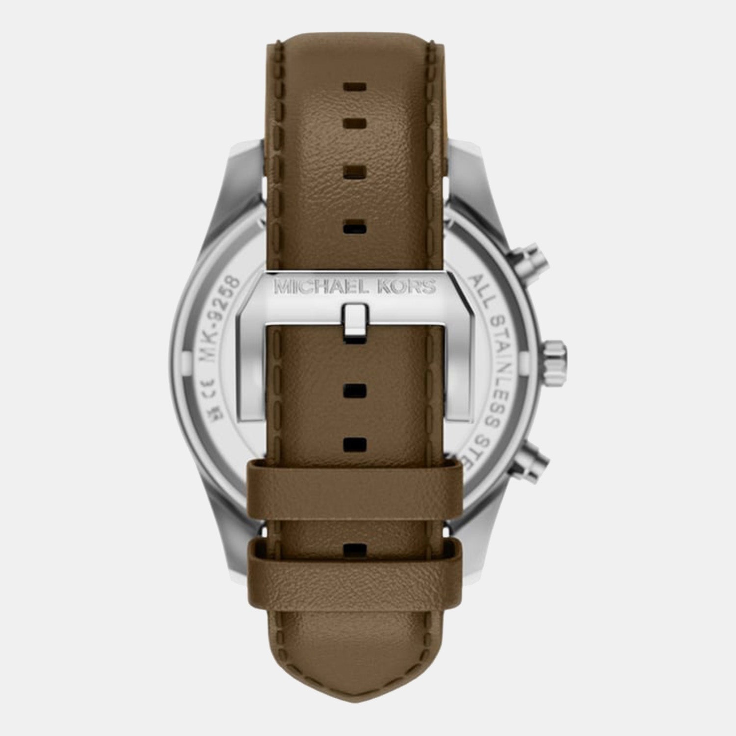 Lexington Men Quartz Blue Dial Chronograph Leather Watch MK9258