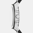 Prescott Men Quartz Black Dial Chronograph Silicone Watch MK9262