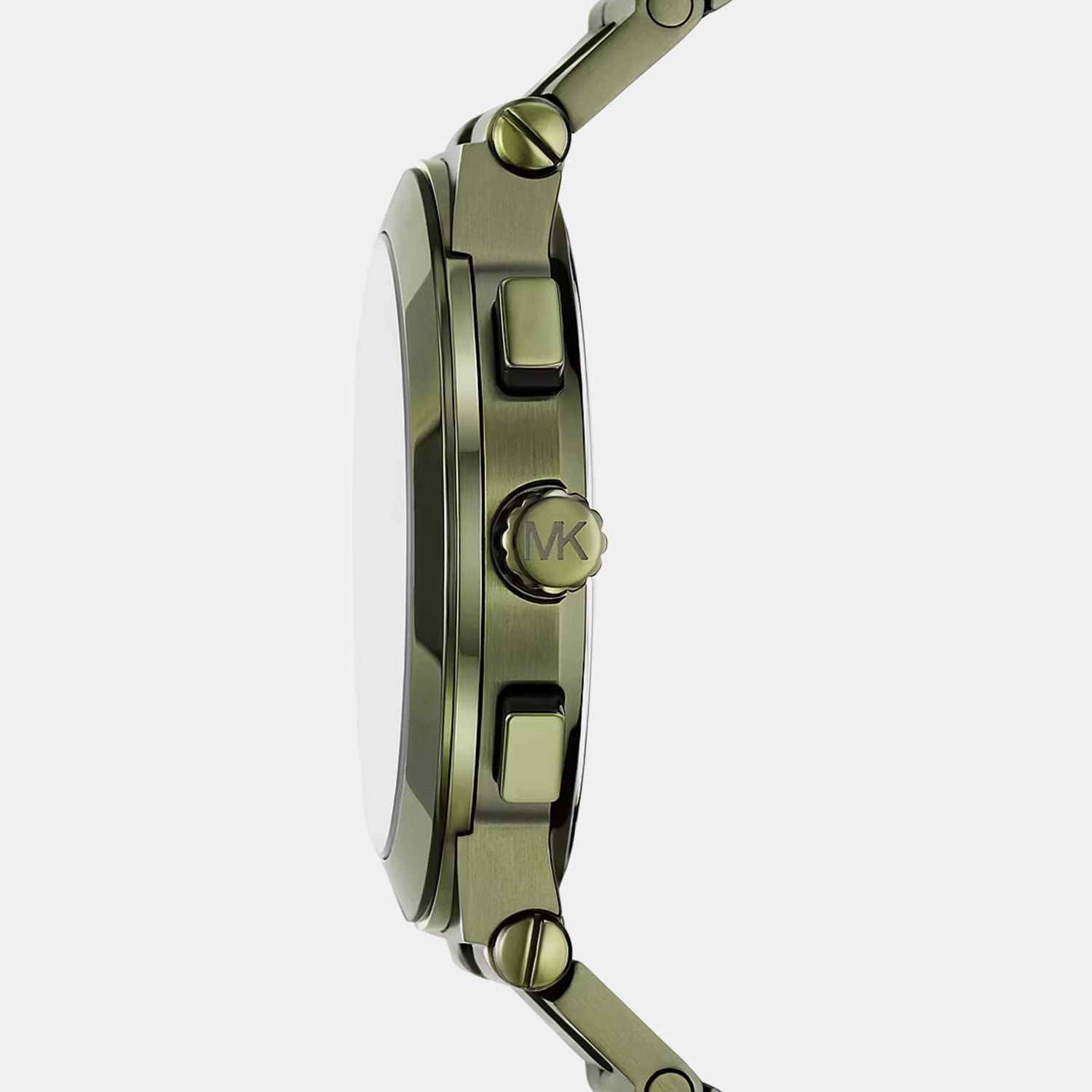 Oversized Billie Men Quartz Green Dial Chronograph Stainless Steel Watch MK9268