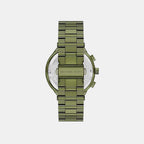 Oversized Billie Men Quartz Green Dial Chronograph Stainless Steel Watch MK9268
