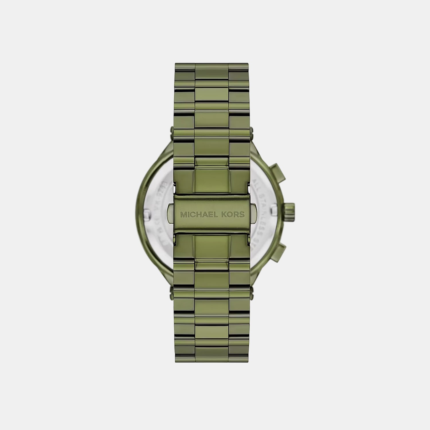 Oversized Billie Men Quartz Green Dial Chronograph Stainless Steel Watch MK9268