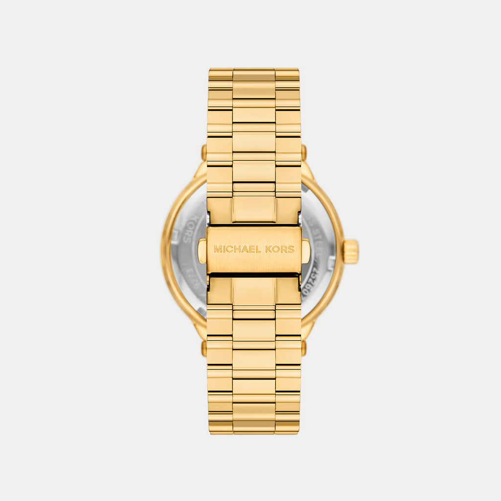 Billie Men Quartz Gold Dial Analog Stainless Steel Watch MK9273