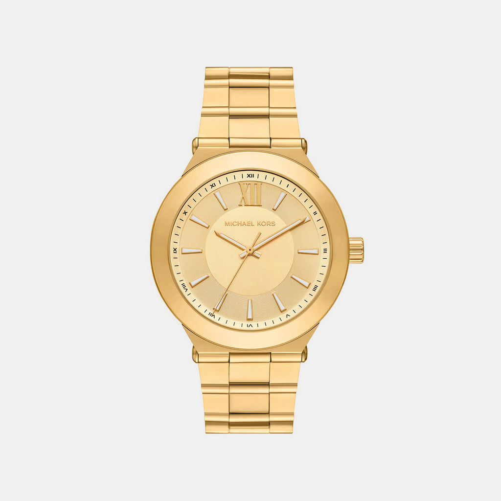 Billie Men Quartz Gold Dial Analog Stainless Steel Watch MK9273