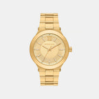 Billie Men Quartz Gold Dial Analog Stainless Steel Watch MK9273