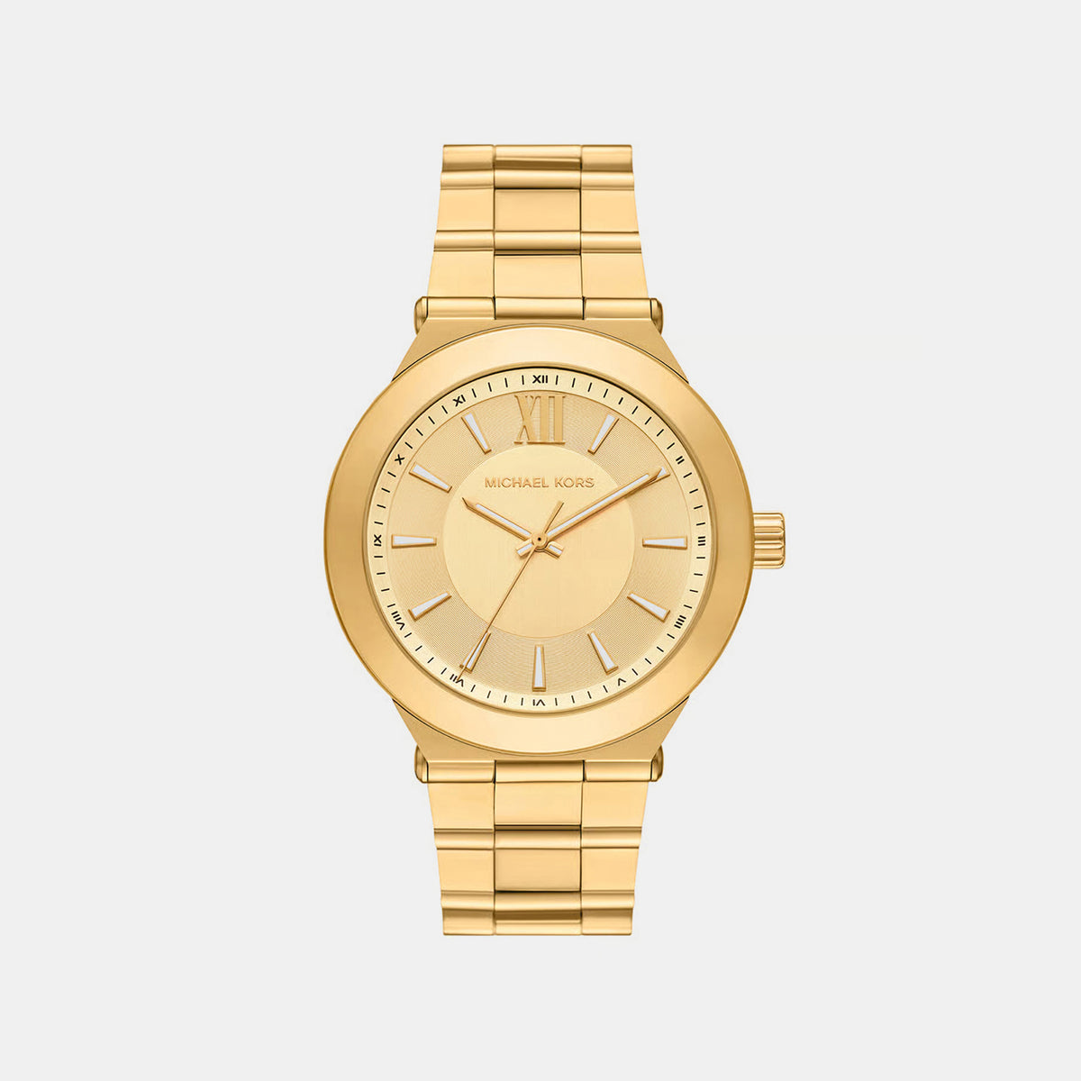 Billie Men Quartz Gold Dial Analog Stainless Steel Watch MK9273