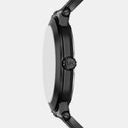 Billie Men Quartz Black Dial Analog Stainless Steel Watch MK9275