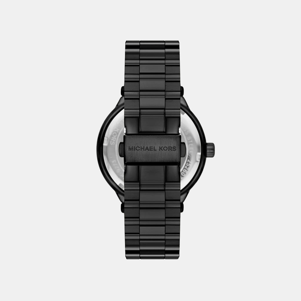 Billie Men Quartz Black Dial Analog Stainless Steel Watch MK9275