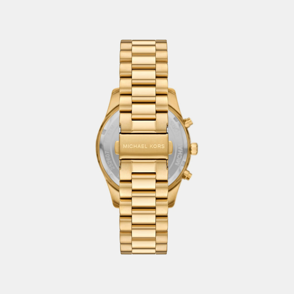 Lexington Men Quartz Gold Dial Chronograph Stainless Steel Watch MK9276