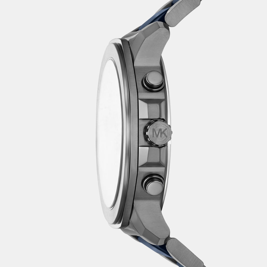 Prescott Men Quartz Blue Dial Chronograph Stainless Steel Watch MK9280