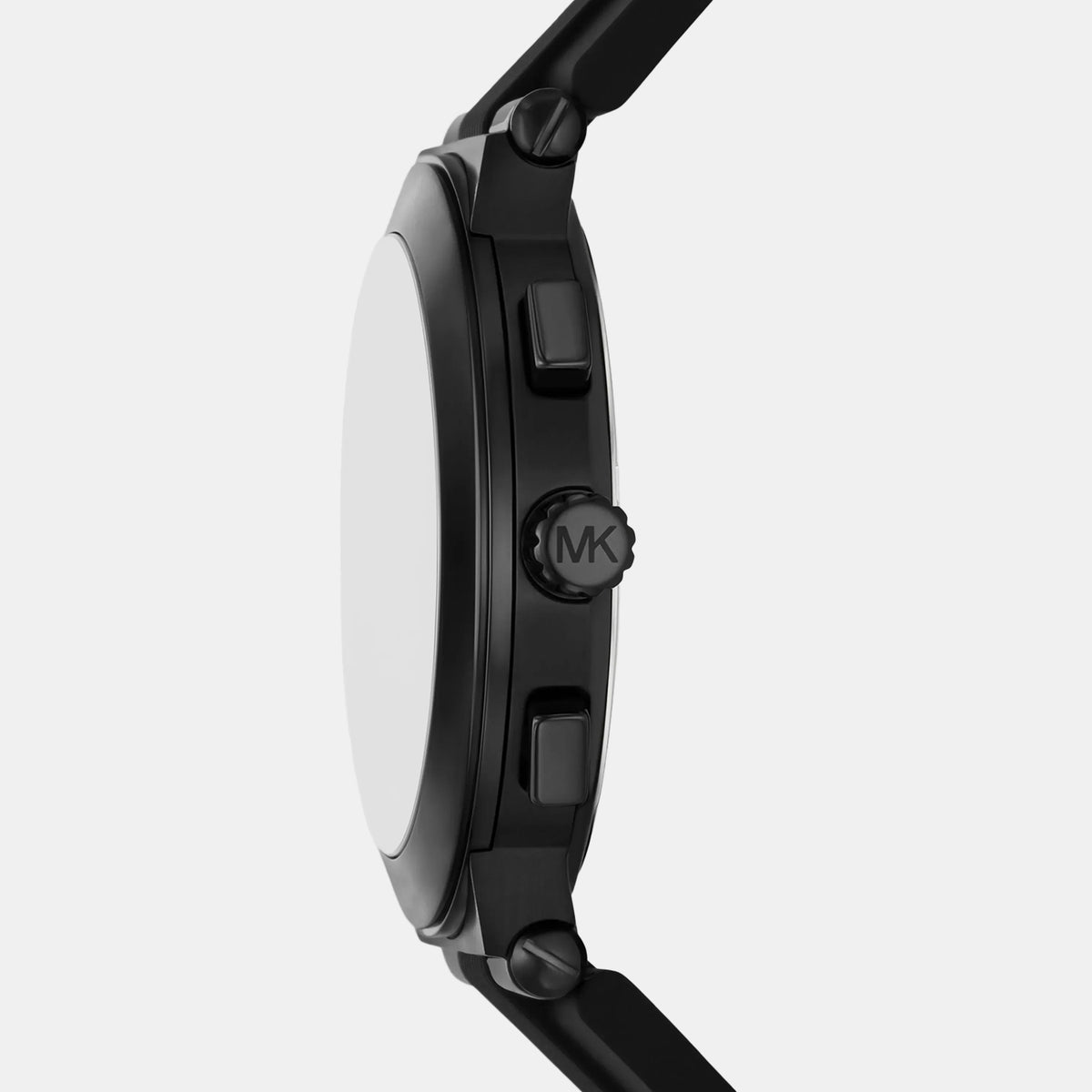 Billie Men Quartz Black Dial Chronograph Silicone Watch MK9285