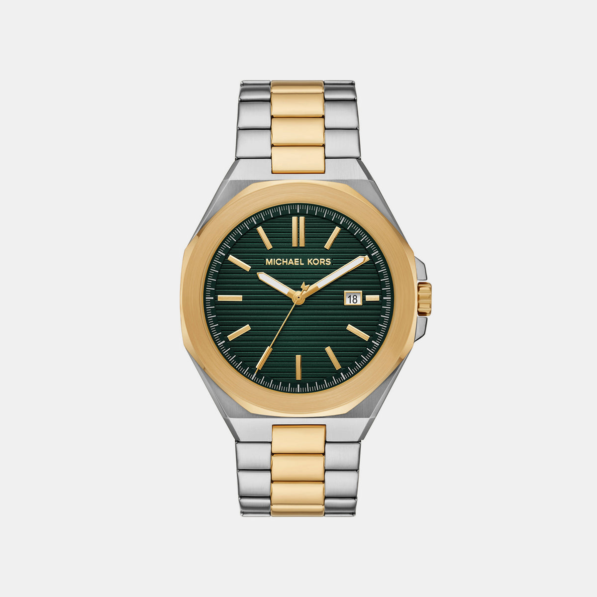 Callum Men Quartz Green Dial Analog Stainless Steel Watch MK9289