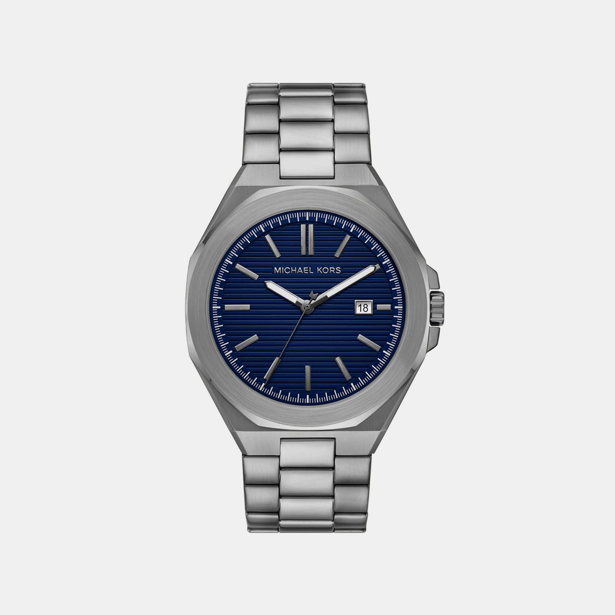 Callum Men Quartz Blue Dial Analog Stainless Steel Watch MK9290
