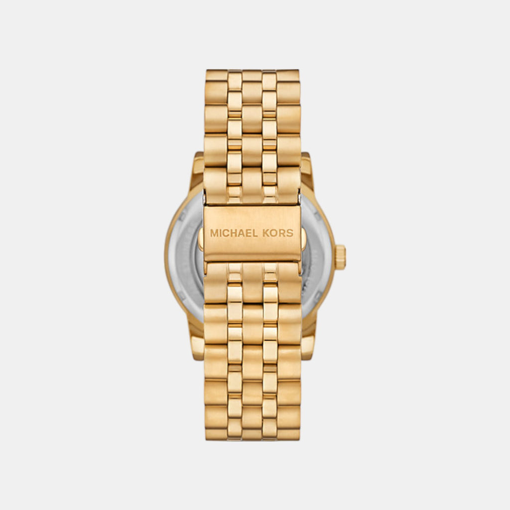 Hutton Men Automatic Black Dial Analog Stainless Steel Watch MKO1075