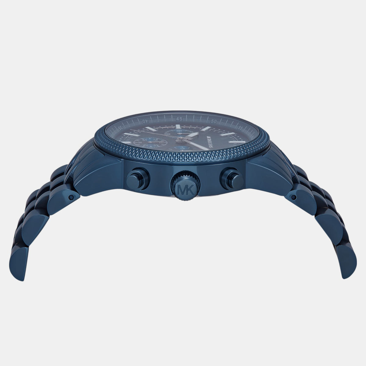 Hutton Men Quartz Blue Dial Chronograph Stainless Steel Watch MKO1165