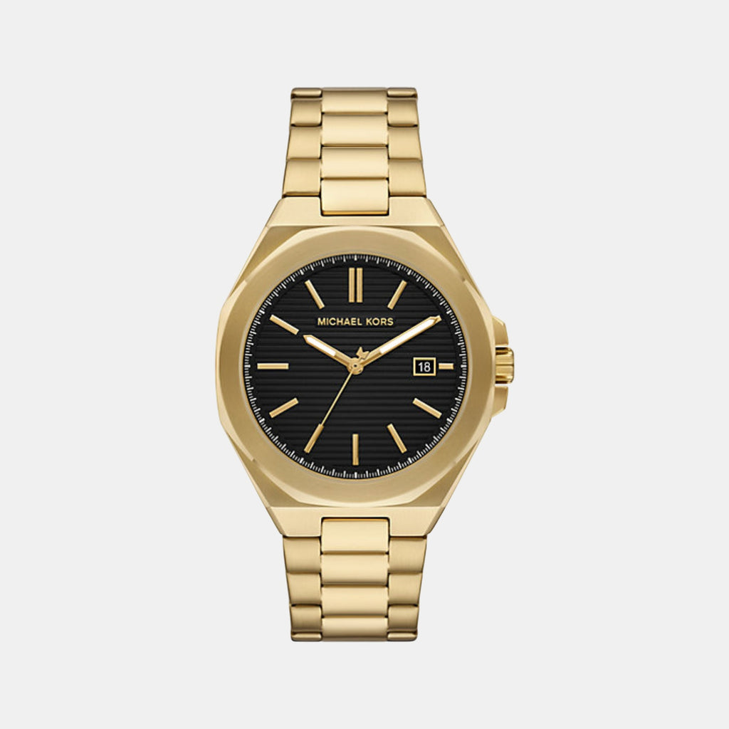 Callum Men Quartz Black Dial Analog Stainless Steel Watch MKO1179