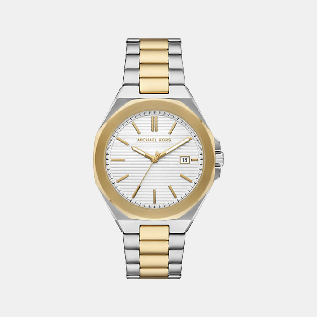 Callum Men Quartz White Dial Analog Stainless Steel Watch MKO1181