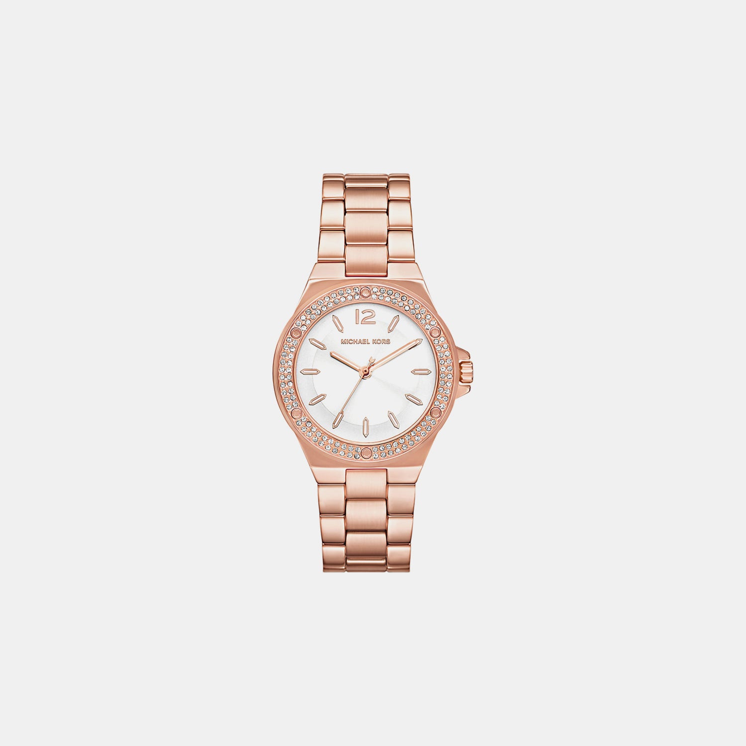 Lennox Women Quartz White Dial Analog Stainless Steel Watch MKO1187