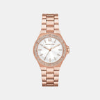 Lennox Women Quartz Silver Dial Analog Stainless Steel Watch MKO1187