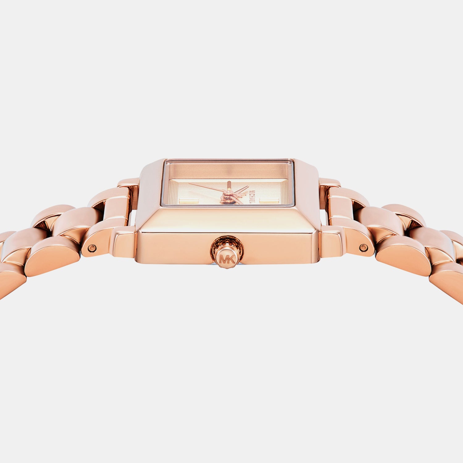 Gwynn Women Quartz Rose Gold Dial Analog Stainless Steel Watch MKO1191