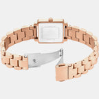 Gwynn Women Quartz Rose Gold Dial Analog Stainless Steel Watch MKO1191