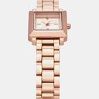 Gwynn Women Quartz Rose Gold Dial Analog Stainless Steel Watch MKO1191