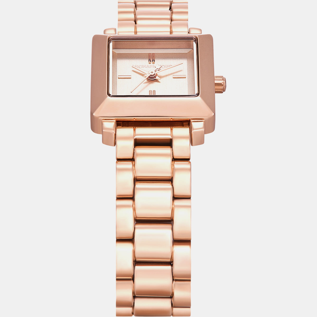Gwynn Women Quartz Rose Gold Dial Analog Stainless Steel Watch MKO1191