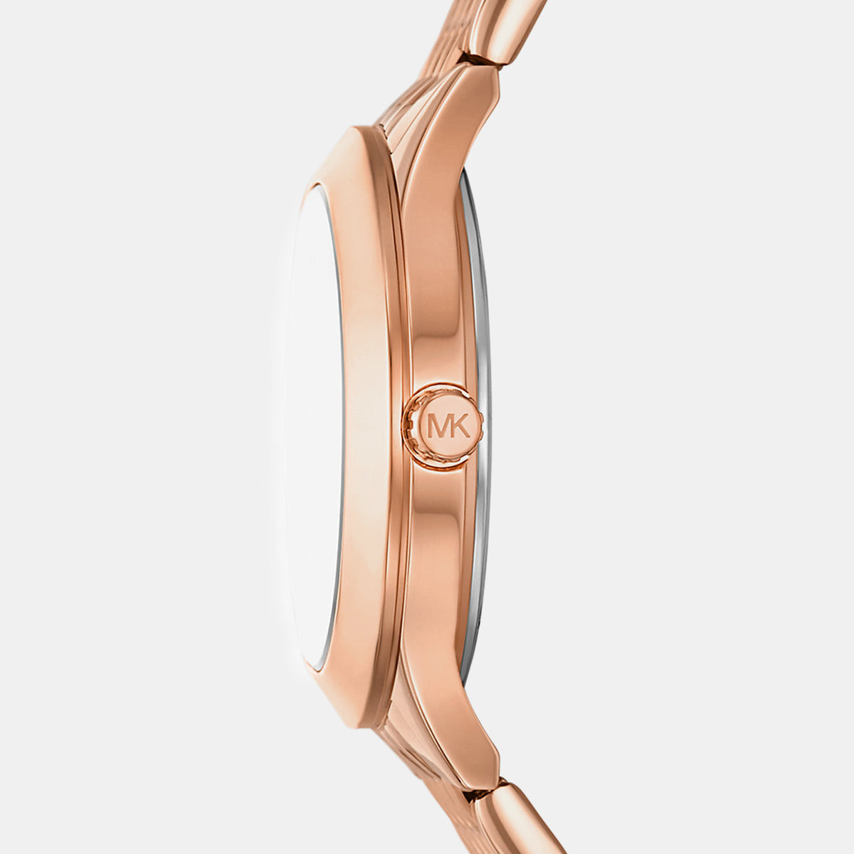 Aspyn Women Quartz Rose Gold Dial Analog Stainless Steel Watch MKO1216