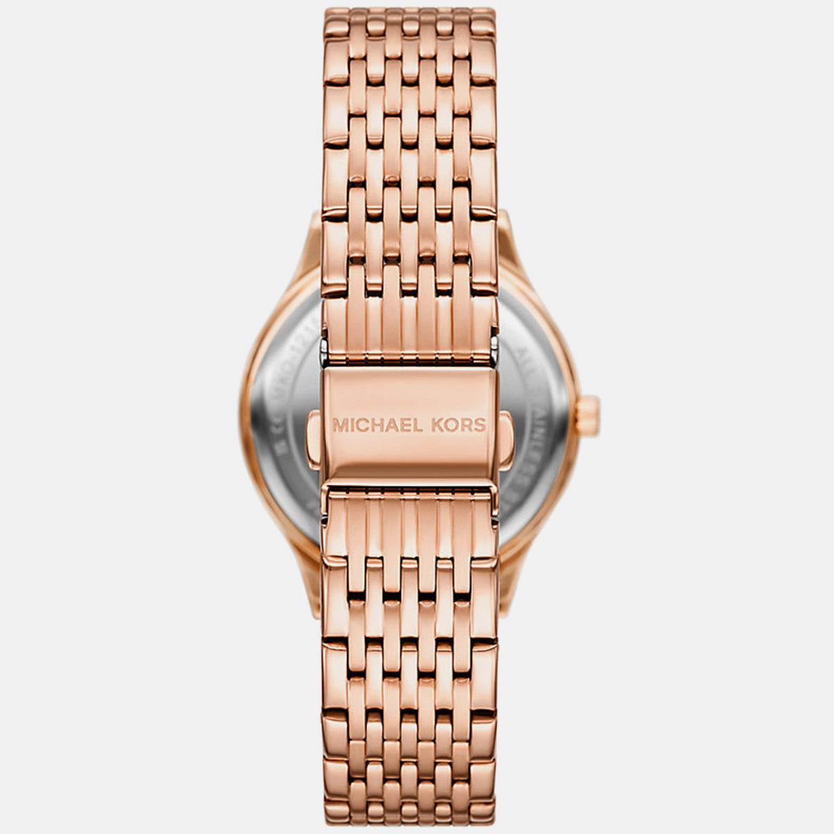 Aspyn Women Quartz Rose Gold Dial Analog Stainless Steel Watch MKO1216