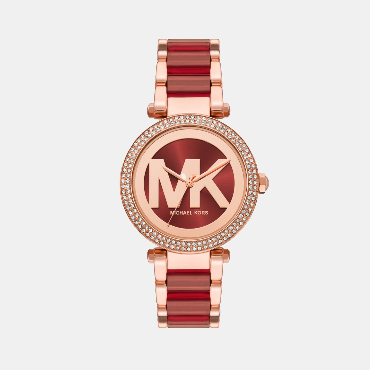 Women Quartz Two Tone Dial Analog Watch MKO1224