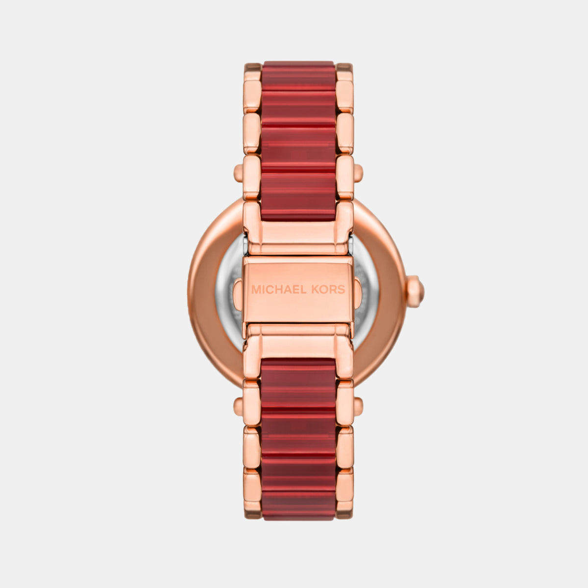 Parker Women Quartz Red Dial Analog Stainless Steel Watch MKO1224