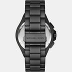 Men Quartz Black Dial Chronograph Stainless Steel Watch MKO1234