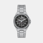 Callum Men Automatic Black Dial Analog Stainless Steel Watch MKO1240