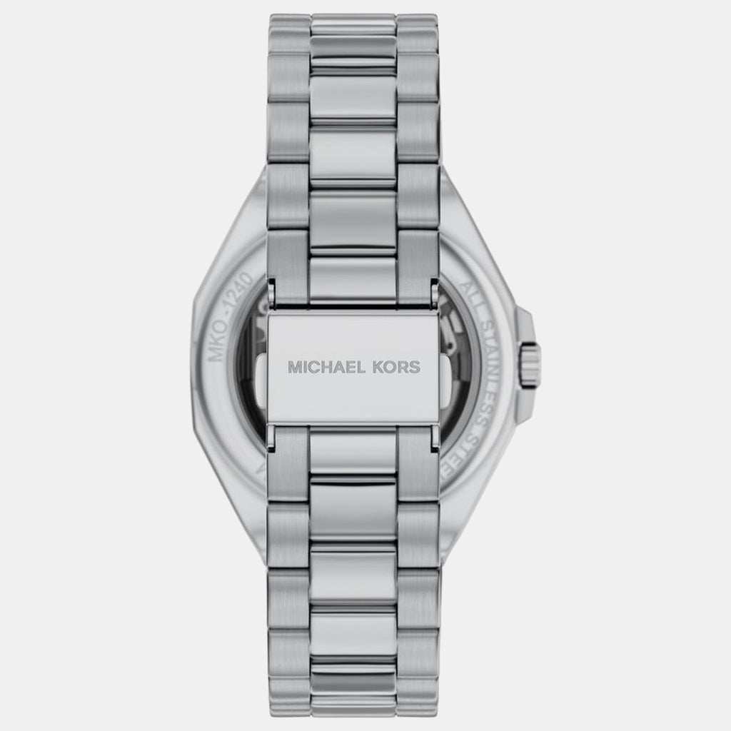Callum Men Automatic Black Dial Analog Stainless Steel Watch MKO1240