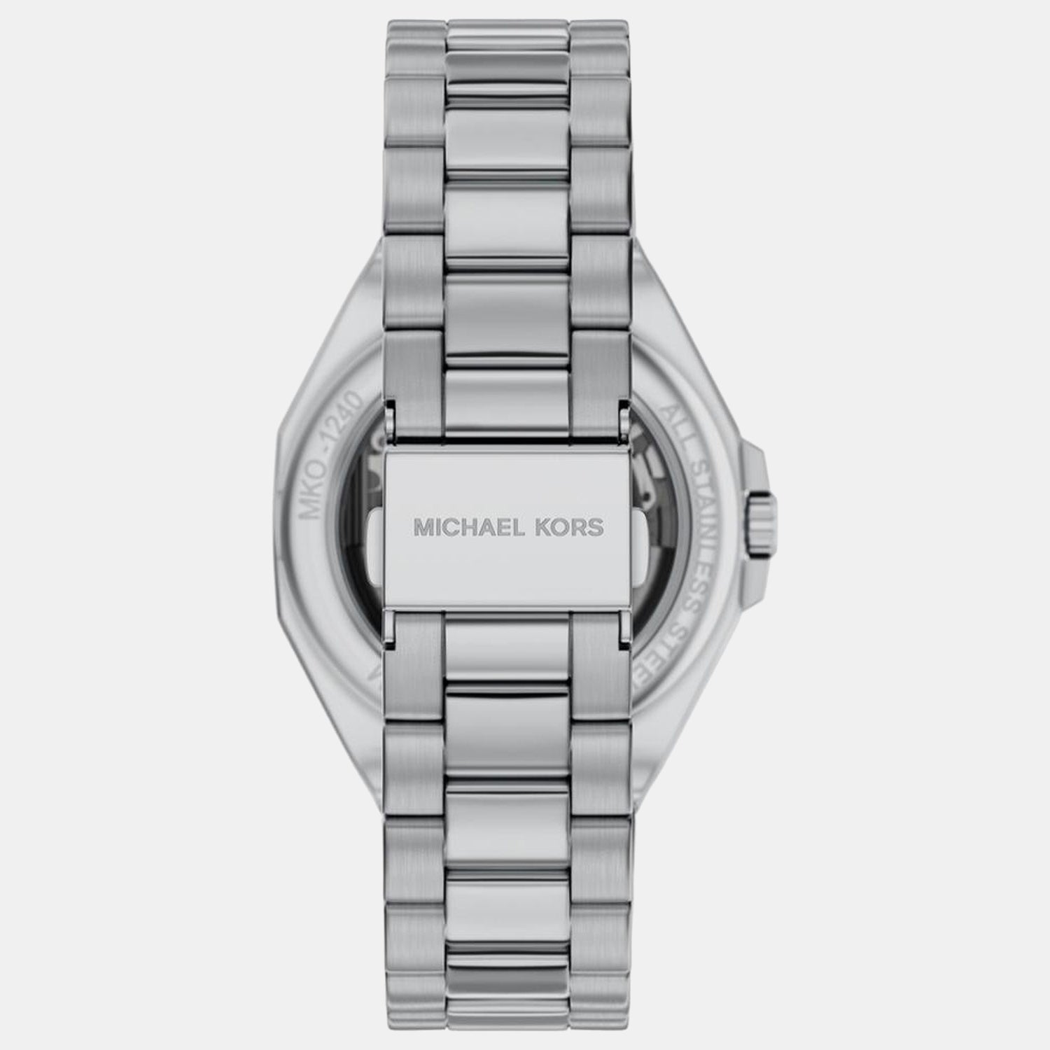 Callum Men Automatic Black Dial Analog Stainless Steel Watch MKO1240