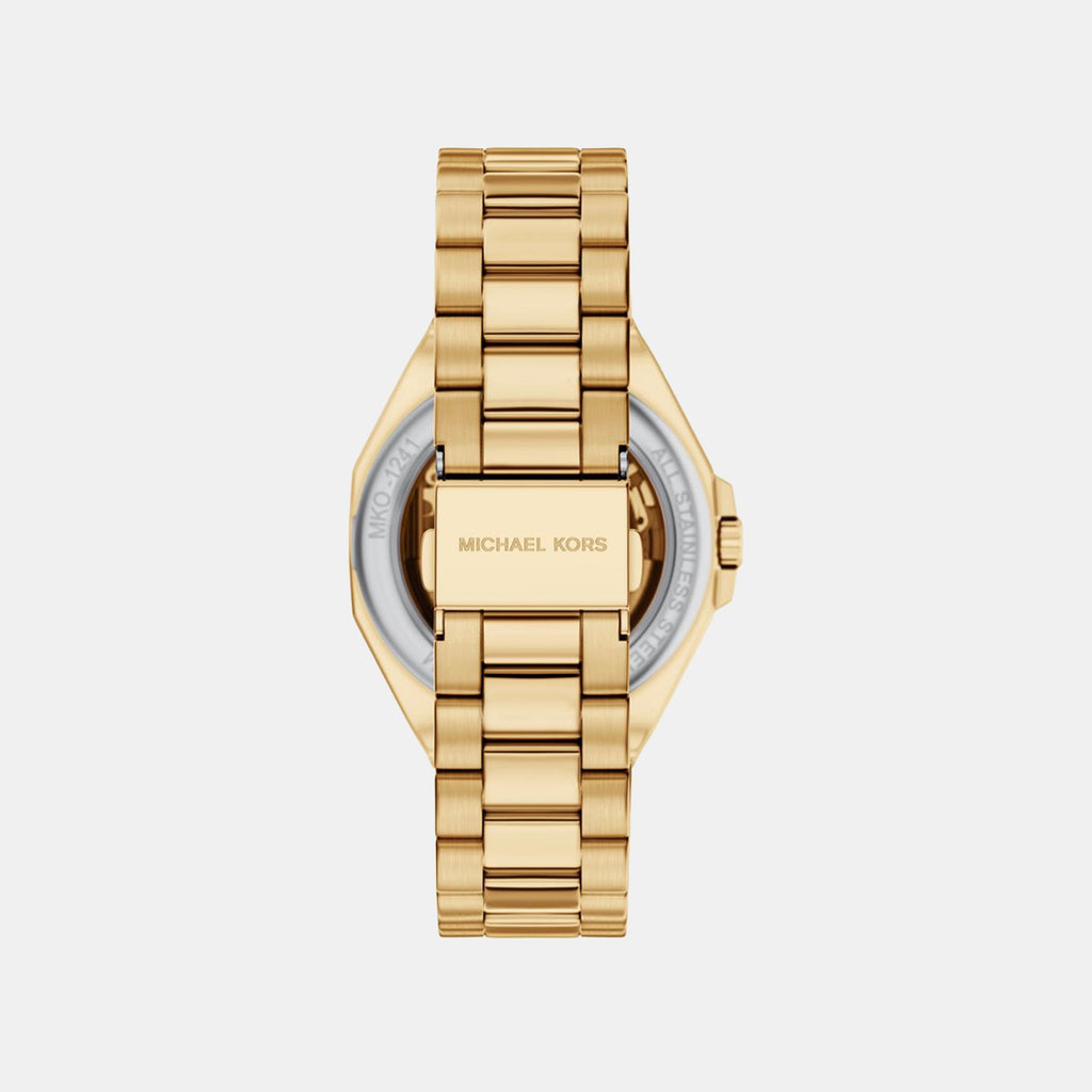 Callum Men Automatic Gold Dial Analog Stainless Steel Watch MKO1241