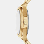 Callum Men Automatic Gold Dial Analog Stainless Steel Watch MKO1241