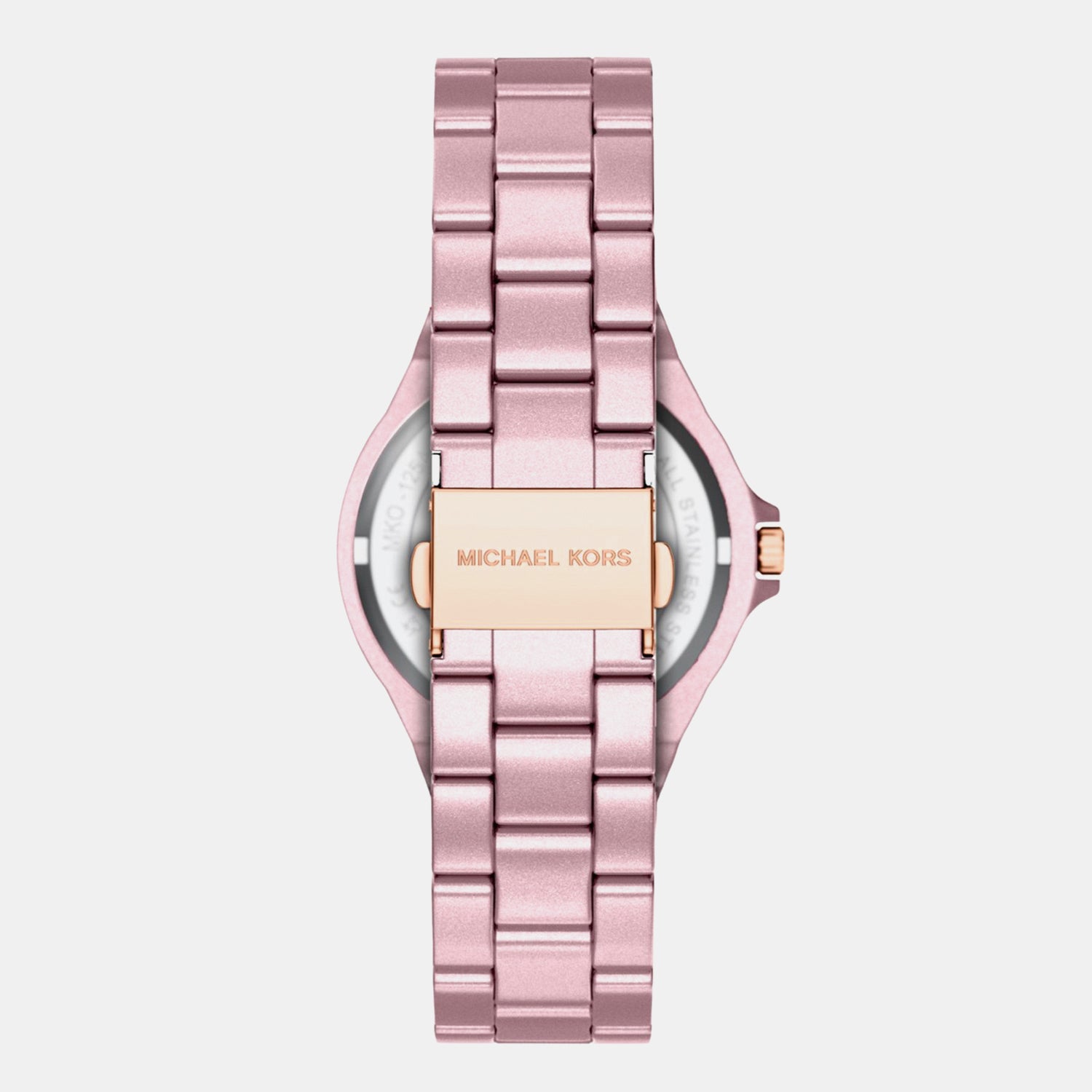 Lennox Women Quartz Pink Dial Analog Stainless Steel Watch MKO1254