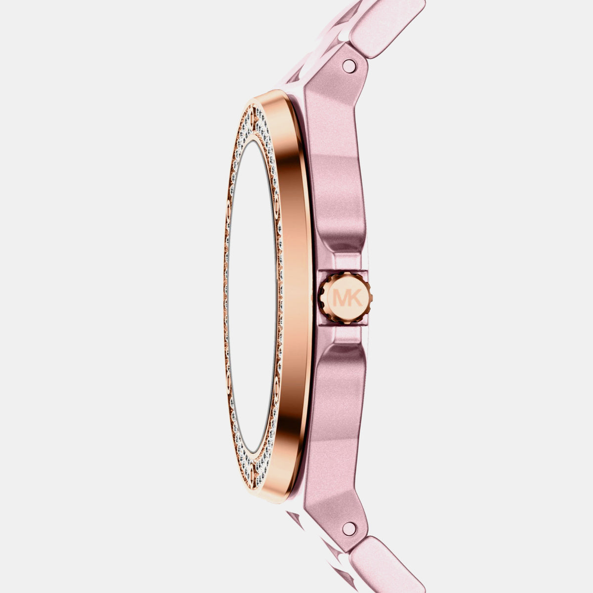 Lennox Women Quartz Pink Dial Analog Stainless Steel Watch MKO1254