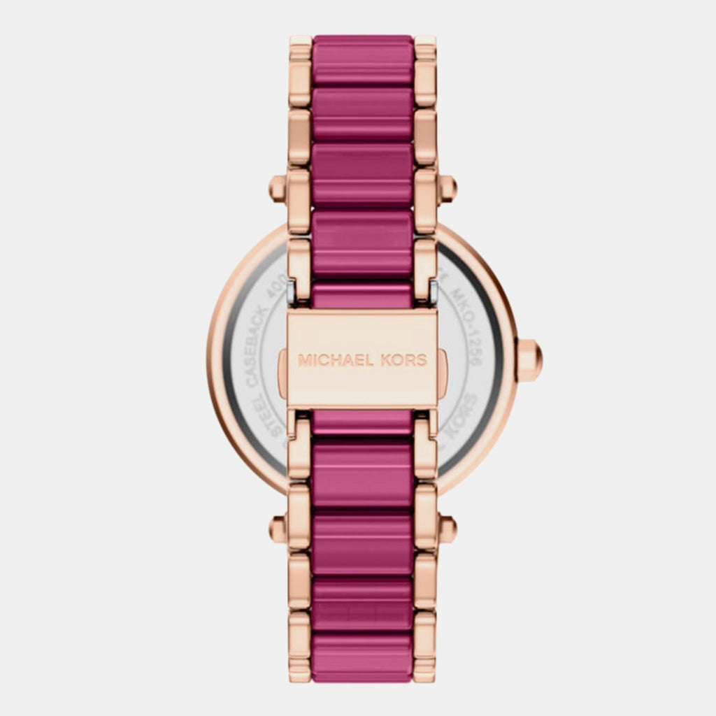 Parker Women Quartz Multicolour Dial Analog Stainless Steel Watch MKO1256