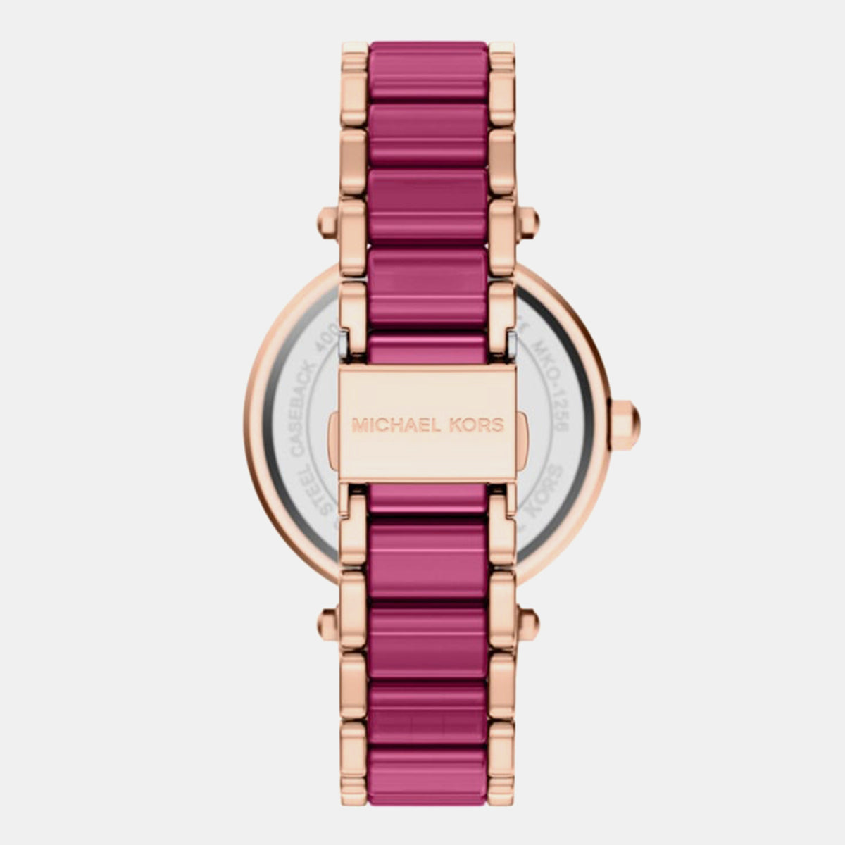 Parker Women Quartz Rose Gold Dial Analog Stainless Steel Watch MKO1256