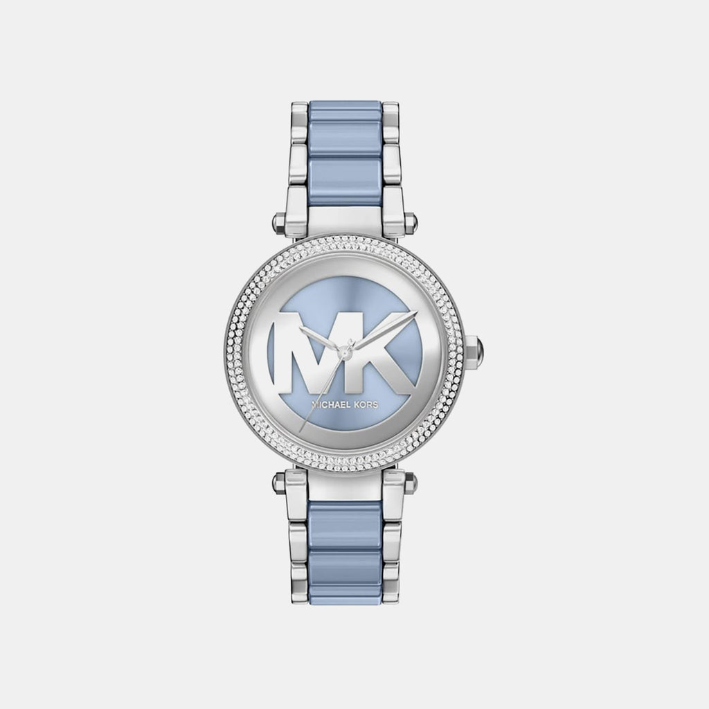 Parker Women Quartz Multicolour Dial Analog Stainless Steel Watch MKO1257