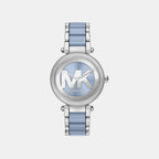 Parker Women Quartz Multicolour Dial Analog Stainless Steel Watch MKO1257