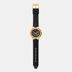 Lennox Men Quartz Black Dial Chronograph Silicone Watch MKO1272