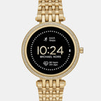 Women Processor Black Dial Digital Stainless Steel Watch MKT5127