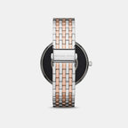 Women Processor Black Dial Digital Stainless Steel Watch MKT5129
