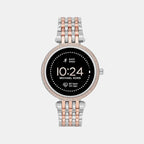 Women Processor Black Dial Digital Stainless Steel Watch MKT5129