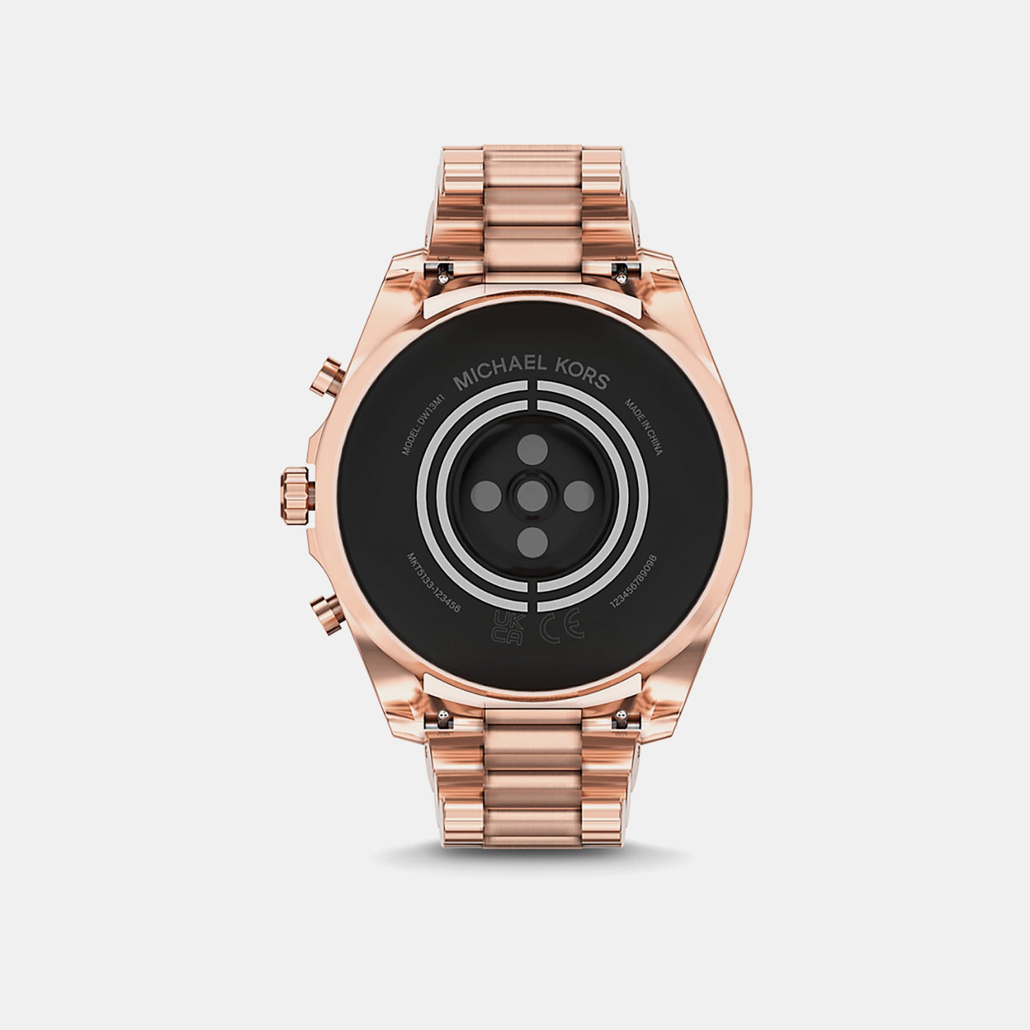 Women Processor Black Dial Digital Stainless Steel Watch MKT5133