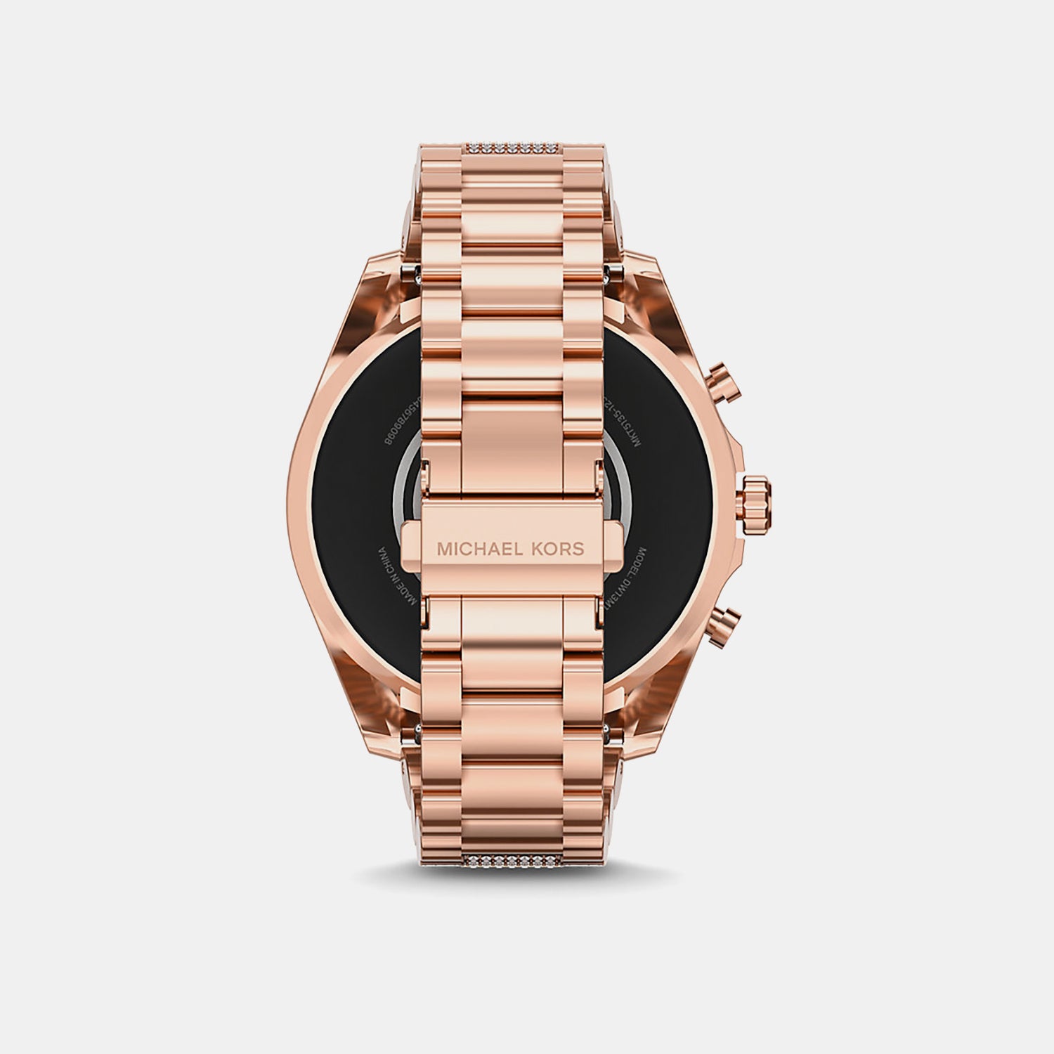 Women Processor Black Dial Digital Stainless Steel Watch MKT5135