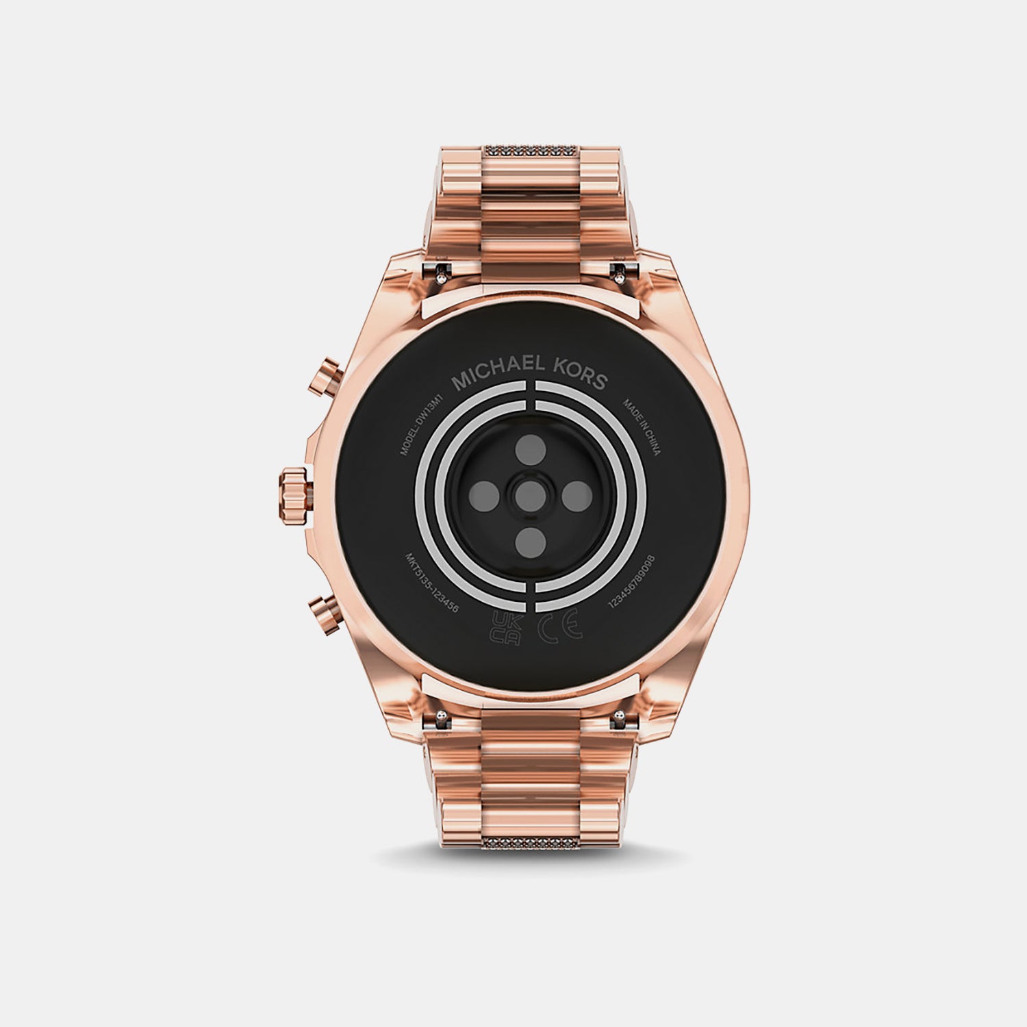 Women Processor Black Dial Digital Stainless Steel Watch MKT5135