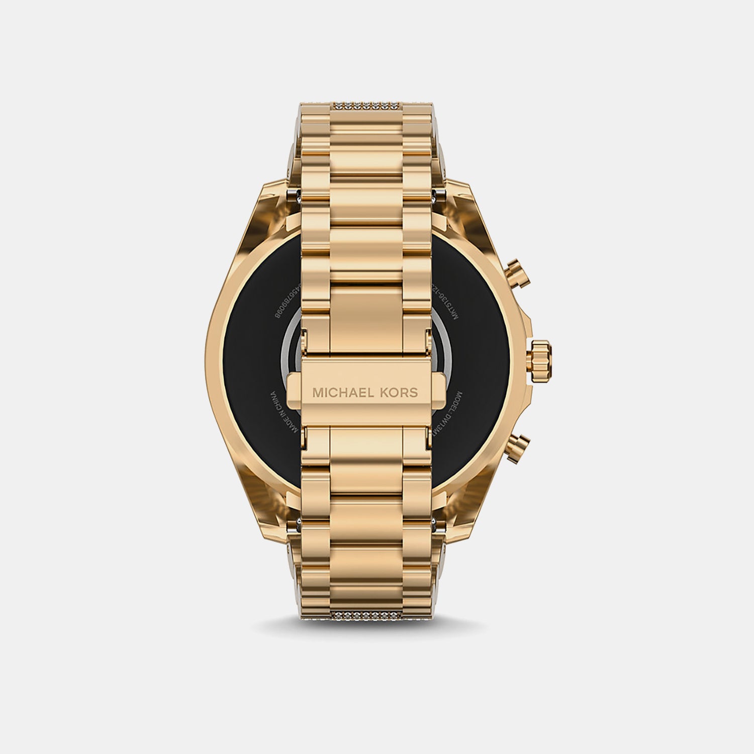 Women Processor Black Dial Digital Stainless Steel Watch MKT5136